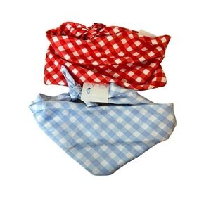 Icing Plaid Headband Bandanas New